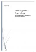Samenvatting hoofdstuk 1 Psychologie, een inleiding -  inleiding in de psychologie