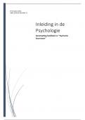 Samenvatting hoofdstuk 12 Psychologie, een inleiding - inleiding in de psychologie