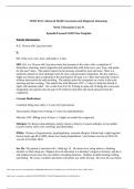 NURS 6512: Advanced Health Assessment and Diagnostic Reasoning Week 5 Discussion Case #1 Episodic/Focused SOAP Note Template