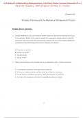 Test Bank for A Preface To Marketing Management 15th Edition By Paul Peter, James Donnelly (All Chapters, 100% Original Verified, A+ Grade) 