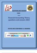 financial accounting theory questions and answers 2024