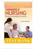 Test Bank - Fundamentals of Nursing: Concepts and Competencies for Practice, 9th Edition (Craven, 2021), Chapter 1-43 | All Chapters