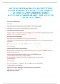 ILLINOIS GENERAL STANDARDS PESTICIDES  EXAMS AND PRATICE WITH ACTUAL CORRECT  QUESTIONS AND VERIFIED DETAILED  RATIONALES ANSWERS LATEST 2024 (NEWEST)  ALREADY GRADED A+