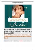 Amazing Master Esthetician Study Guide Exam Questions Containing 238 terms with Solutions 2024.  (made this Quizzes from various study guides and added questions known to be on the Utah Master Exam!)