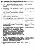 NASM/AFAA Group Fitness Instructor Exam Prep Study online at https://quizlet.com/_9839w5 1. "Pick a spot on the floor and keep your eyes on it" is a cue to which correct common form mistake? trouble balancing 2. 2-beat cueing is best represented by 