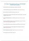 CNA Chapter 4 Exam Questions and Answers (2022/2023/2024) (Verified Answers) graded A Which anatomical term means toward fhe midline of the body - answer--Medial A resident with AIDS who has nausea and is vomiting should eat - answer--Small, frequent meal