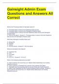 Gainsight Admin Exam Questions and Answers All Correct