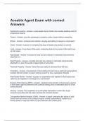 Aceable Agent Exam with correct Answers 100%