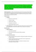 Clinical Unfolding Reasoning Case: Respiratory Distress in Asthma Mrs Smith; a 45-year-old female, presents to the emergency department (ED) with complaints of worsening shortness of breath and wheezing over the past 12 hours