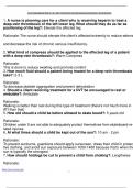 ATI Comp Predictor A + B - Key Concepts Pulled from Questions + Rationales.