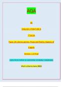 AQA AS ENGLISH LITERATURE B  7716/2A Paper 2A Literary genres: Prose and Poetry: Aspects of  tragedy Version: 1.0 Final IB/G/Jun23/E4 7716/2A// QUESTION PAPER & MARKING SCHEME/ [MERGED] Marl( scheme June 2023