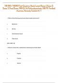 NR 283/ NR283 Test Question Bank Latest (Exam 1, Exam 2, Exam 3, Final Exam, 300 Q/A): Pathophysiology | 100 % Verified Answers, Already Graded A++