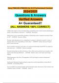 Navy PMK-EE (PMKEE) for E-6 Professional Conduct 2024/2025  Questions & Answers  Verified Answers  A+ Guaranteed!!  (ALL ANSWERS 100% CORRECT)