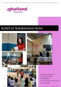 Actief en beteknisvol leren, 7.5