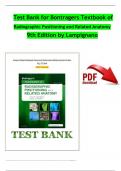 TEST BANK For Bontrager's Textbook of Radiographic Positioning and Related Anatomy 9th Edition & 10th Edition Lampignano Verified Chapter's 1 - 20 Complete|Rated A+