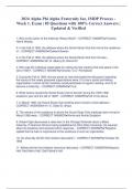 2024 Alpha Phi Alpha Fraternity Inc, IMDP Process - Week 1. Exam | 85 Questions with 100% Correct Answers | Updated & Verified