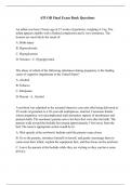 ATI OB Final Exam Book Questions