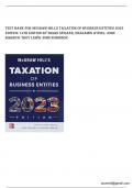 Test Bank for McGraw-Hill’s Taxation of Business Entities 2023 Edition 14th Edition