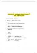 INORGANIC PHARMACEUTICAL CHEMISTRY EXAMINATION WITH MS 2024