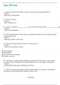 BIOS 255 Test (Latest 2024 / 2025) Questions & Answers with rationales