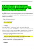 NRNP 6560 Final Exam (3 Versions, Latest2024/2025 300 Q & A) / NRNP 6560N Final Exam / NRNP6560 Final Exam / NRNP-6560N Final Exam:  Walden University | 100% Verified Q & A