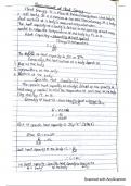 Class notes Physics  :Measurement of Heat Energy, Heat Capacity, Change of State, Latent Heat, Calorimeter, Detailed explanations and examples in Physics,