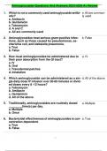 Aminoglycoside Questions And Answers 2023-2024 A+ Review