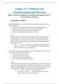 Chapter 11: Childhood and Neurodevelopmental Disorders  |Halter: Varcarolis’ Foundations of Psychiatric Mental Health Nursing: A Clinical Approach, 8th Edition