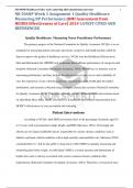 NR 506NP Week 3 Assignment 1 Quality Healthcare Measuring NP Performance (BMI Assessment from HEIDIS Effectiveness of Care) 2024 LATEST CITED AND REFERENCED