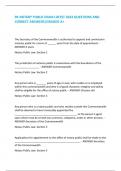 PA NOTARY PUBLIC EXAM LATEST 2024 QUESTIONS AND  CORRECT ANSWERS|GRADED A+ The Secretary of the Commonwealth is authorized to appoint and commission  notaries public for a term of ______ years from the date of appointment. - ANSWER-4 years Notary Public L