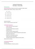 Aantekeningen hoorcollege 5: DNA sequencing. Introduction to Bioinformatics