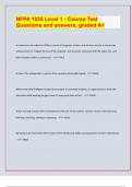 NFPA 1035 Level 1 - Course Test Questions and answers, graded A+/ Examminable Questions and answers For 2024/25. Rated A+