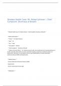 Shadow Health Case: Mr. Robert Johnson - Chief Complaint: Shortness of Breath