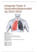 Integrale toets 3 (IT3) - Gezondheidsbevordering - HU - Cijfer 8,6!!