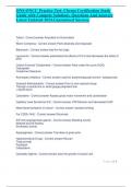 ONS-ONCC Practice Test- Chemo Certification Study Guide with Compete Solutions. Questions And Answers Latest Updated 2024.Guaranteed Success.