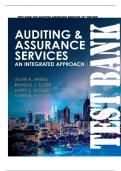 TEST BANK FOR AUDITING ASSURANCE SERVICES 18TH EDITION