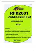 RFD2601 ASSESSMENT 02 -2024-ALL REFERENCES AND PHOTOS INCLUDED