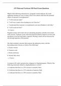 ATI Maternal Newborn OB Final Exam Questions