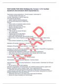    TEST BANK FOR HESI OB Maternity Version 1 (V1) Verified Questions And Answers 2023 Guaranteed A+    Terbutaline nursing implications - Correct answer-• Administer IV. • Increase infusion rate every 15 minutes, depending on uterine response and maternal