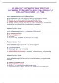 SSI ASSISTANT INSTRUCTOR EXAM/ ASSISTANT  INSTRUCTOR REVIEW VERIFIED QUESTION & CORRECTLY  HIGHLIGHTED ANSWERS 100% PASS.