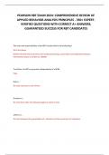 PEARSON RBT EXAM 2024: COMPREHENSIVE REVIEW OF APPLIED BEHAVIOR ANALYSIS PRINCIPLES - 350+ EXPERT-VERIFIED QUESTIONS WITH CORRECT A+ ANSWERS, GUARANTEED SUCCESS FOR RBT CANDIDATES