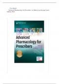 Test Bank For Advanced Pharmacology for Prescribers 1st Edition By Luu Kayingo || All Chapters || Updated Version 2024 A+