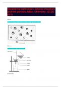 Separating techniques: Atomic structure and the periodic table: Chemstry: GCSE (9:1)