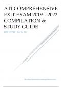 ATI COMPREHENSIVE EXIT EXAM  – COMPILATION & STUDY GUIDE