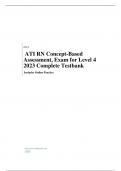 ATI RN Concept-Based Assessment, Exam for Level 4 2023 Complete Testbank