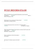 FCLE 2023/2024 EXAM