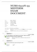 Exam (elaborations) NURS6512 MIDTERM EXAM DOCUMENT