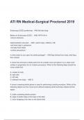 ATI RN Medical-Surgical Proctored Exam Questions and Answers Study Guide (A+ GRADED100% VERIFIED)