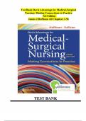 Test Bank For Medical-Surgical Nursing Making Connections to Practice 3rd Edition Janice J. Hoffman Chapter 1-56  AA