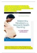 MATERNITY NEWBORN AND WOMEN’S HEALTH NURSING